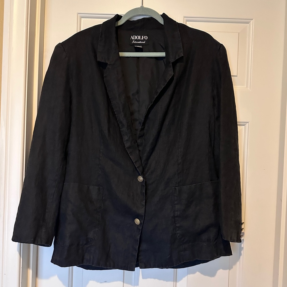 👏👏Adolfo International Blazer vintage size 10